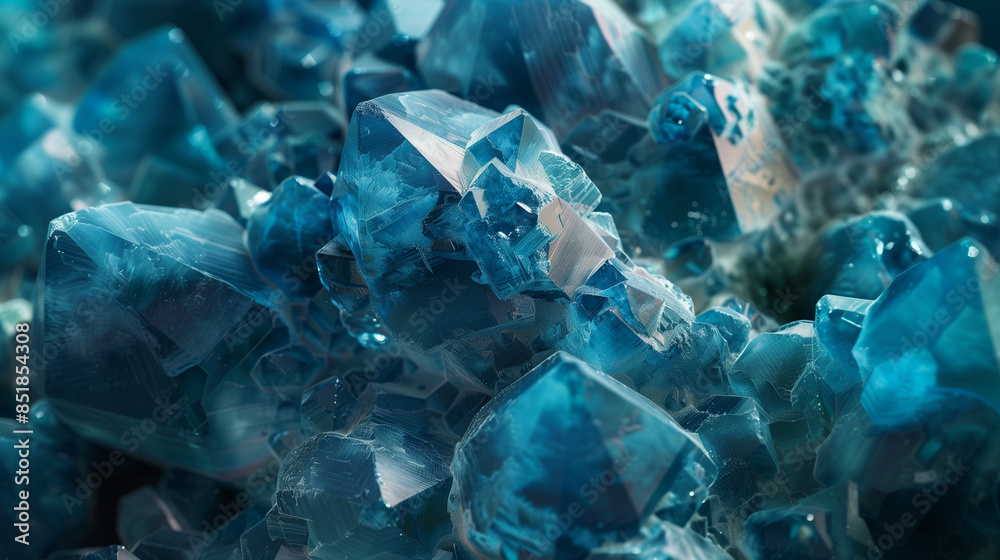 Close-up view of apatite with texture Close-up view of apatite with texture