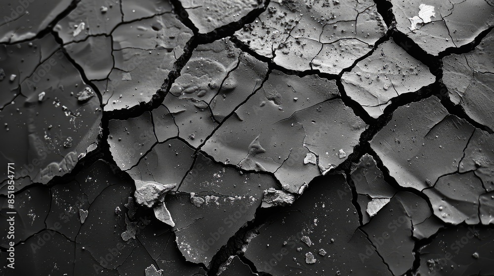 A black and white photo of a cracked surface. The photo is of a broken rock or a cracked wall. The cracks are deep and wide, and the surface is rough and uneven. The photo has a sense of decay A black and white photo of a cracked surface. The photo is of a broken rock or a cracked wall. The cracks are deep and wide, and the surface is rough and uneven. The photo has a sense of decay