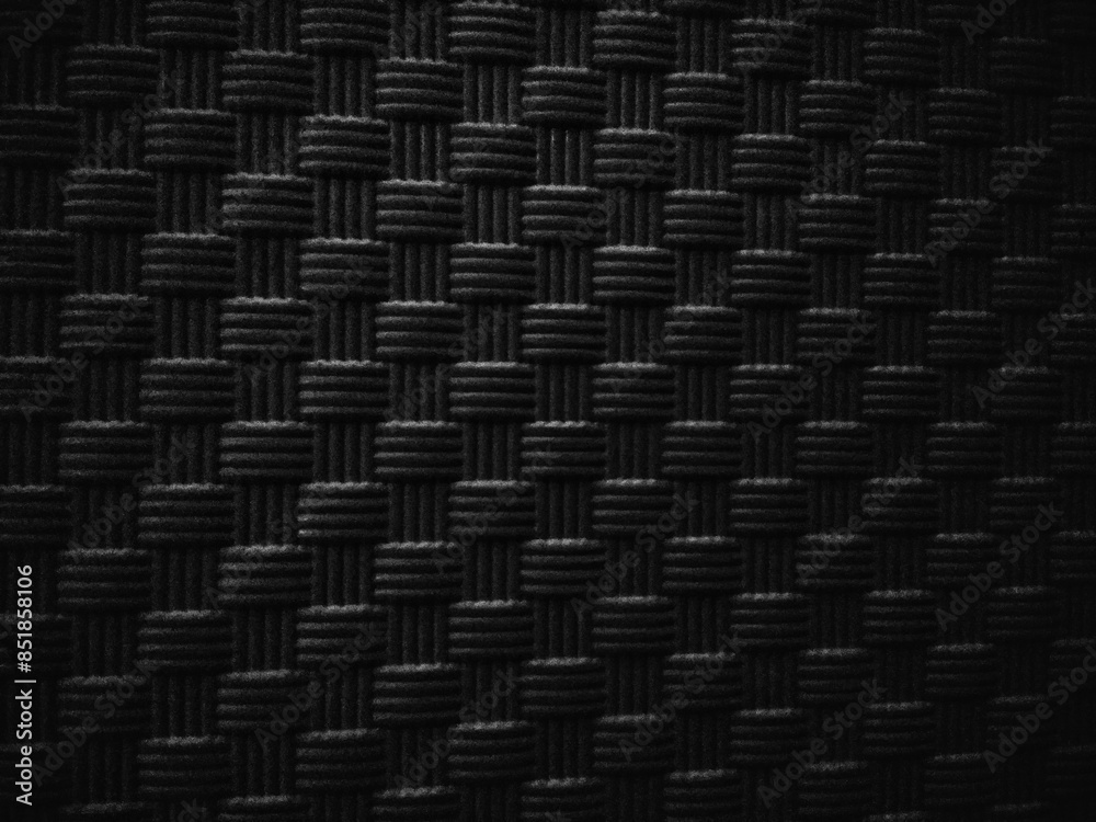 Metalik black background with rattan pattern