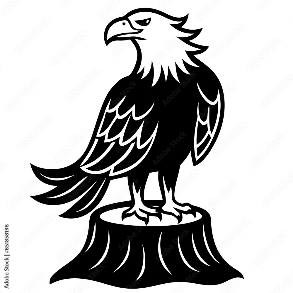 Obraz premium eagle on a white background