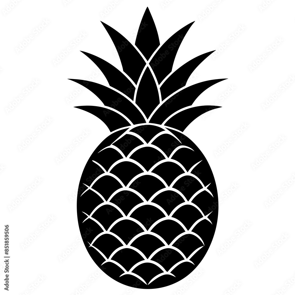 Obraz premium pineapple illustration