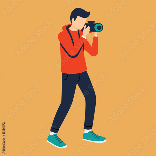 man with photographer