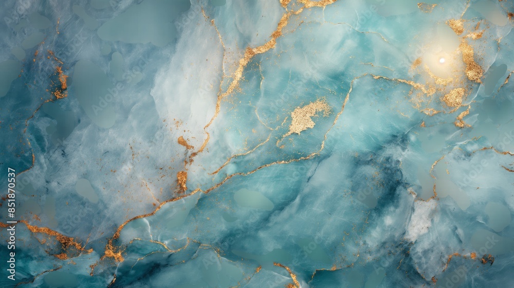 An abstract aerial view of a turquoise sea marbled with golden veins, radiating a mysterious and luxurious charm. An abstract aerial view of a turquoise sea marbled with golden veins, radiating a mysterious and luxurious charm.