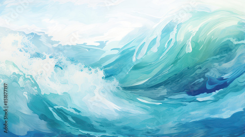 Abstract Ocean Waves