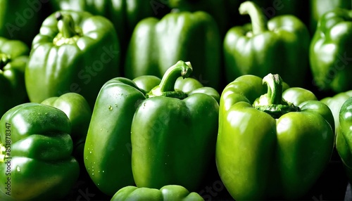green bell pepper background