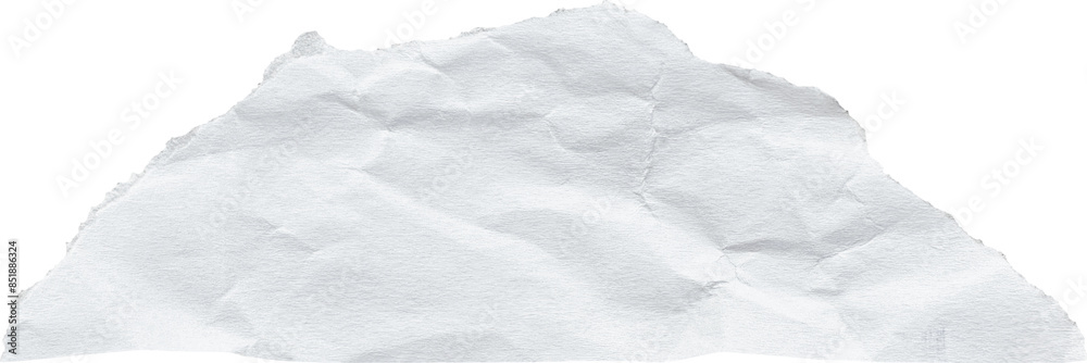 Obraz premium White Textured Torn Paper Piece