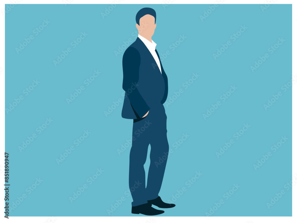 business man with a card. Overcoming challenges and setbacks with determination and resourcefulness.