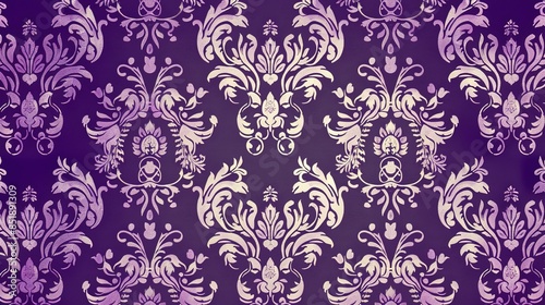 Purple pattern wallpaper