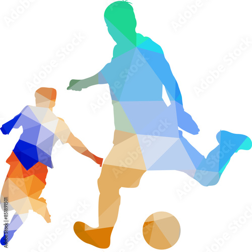 football player lowpoly style Sport