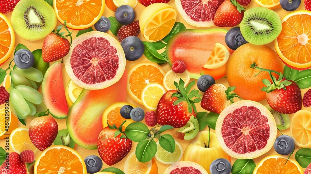 Background of seasonal fresh organic fruit Background of seasonal fresh organic fruit