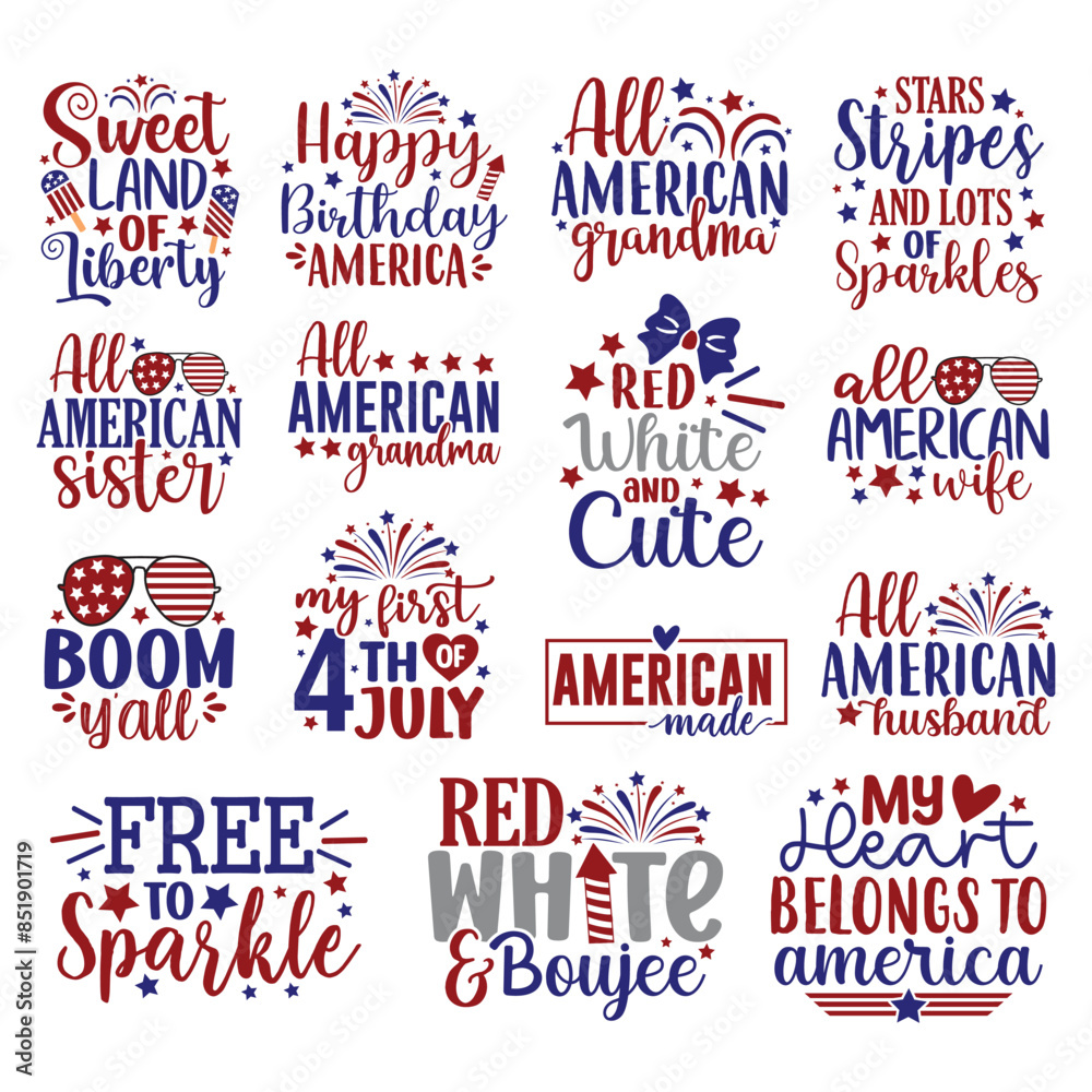 4th of July SVG Bundle 4th of July SVG Bundle