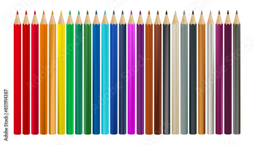 Colored pencils - vector illustration