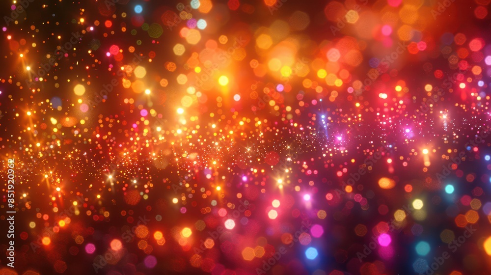 Festive Bokeh Lights Celebration Festive Bokeh Lights Celebration