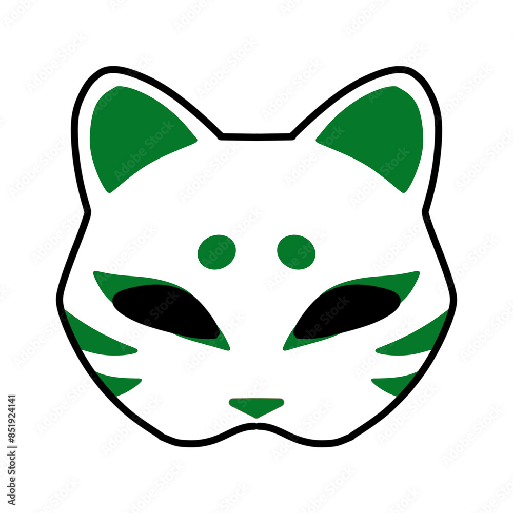 Fototapeta premium green cat