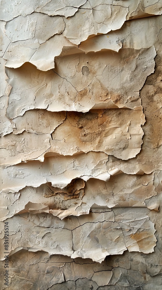 A subtle background of layered paper textures with torn edges and varying shades of beige and brown A subtle background of layered paper textures with torn edges and varying shades of beige and brown