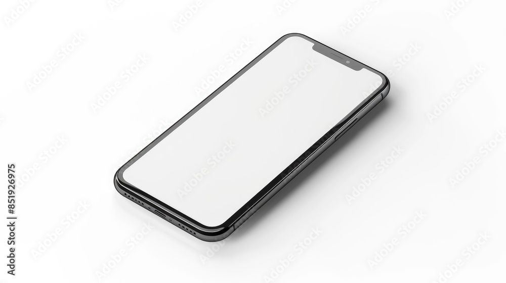 White background on a mobile screen White background on a mobile screen