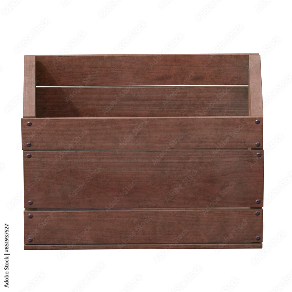 3d render wooden crate with transparent background 3d render wooden crate with transparent background