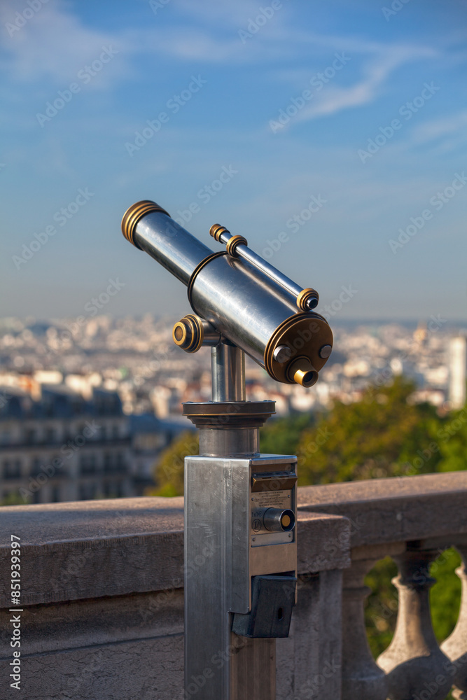 Coin-Operated Binoculars at the Basilica of the Sacred Heart of Paris Coin-Operated Binoculars at the Basilica of the Sacred Heart of Paris