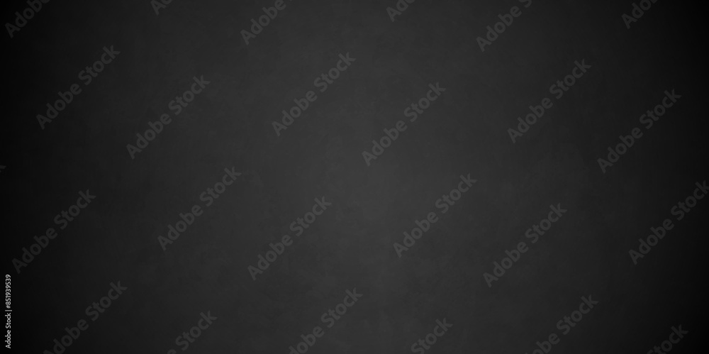 Dark Black background texture, old vintage charcoal black backdrop paper with watercolor. Abstract background with black wall surface, black stucco texture. Black gray satin dark texture luxurious.