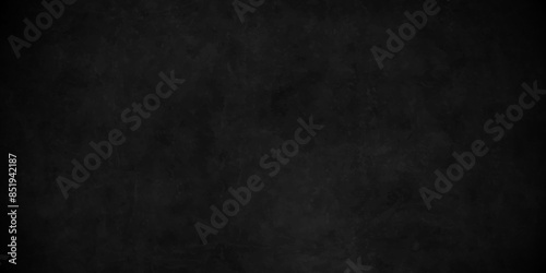 Black texture chalk board and black board background. stone concrete texture grunge backdrop background anthracite panorama. Panorama dark grey black slate background or texture