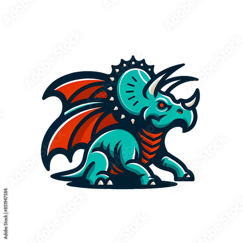 Wallpaper Mural Simple Dracula Tericeratops Torontodigital.ca