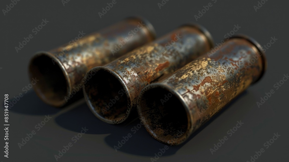 Shell Casings. Empty 9mm Bullet Casing with Traces of Violence and Crime Shell Casings. Empty 9mm Bullet Casing with Traces of Violence and Crime