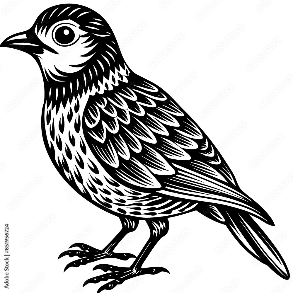 Fototapeta premium bird vector silhouette illustration svg file 