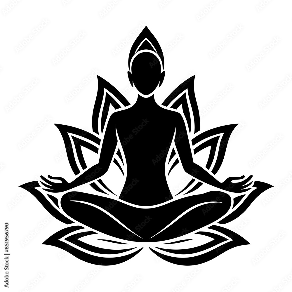 yoga vector silhouette illustration svg file
yoga vector silhouette illustration svg file