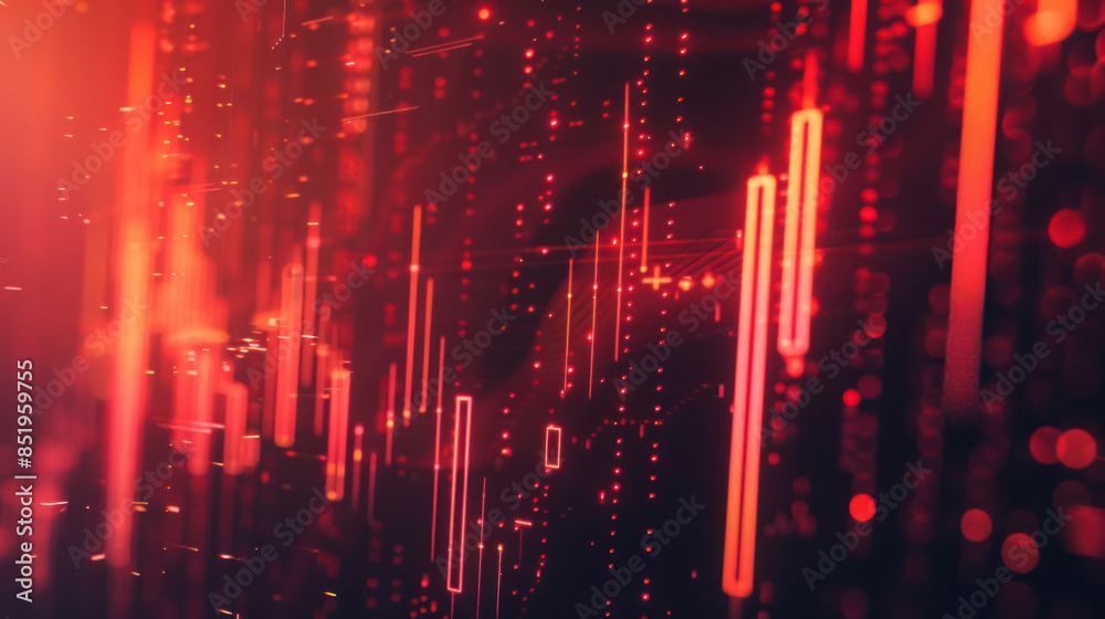 Trading Chart Pattern Analysis, Market Diagram, Investment Strategy Concept Trading Chart Pattern Analysis, Market Diagram, Investment Strategy Concept