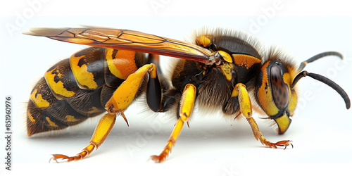 A hornet isolated on a white or transparent background
