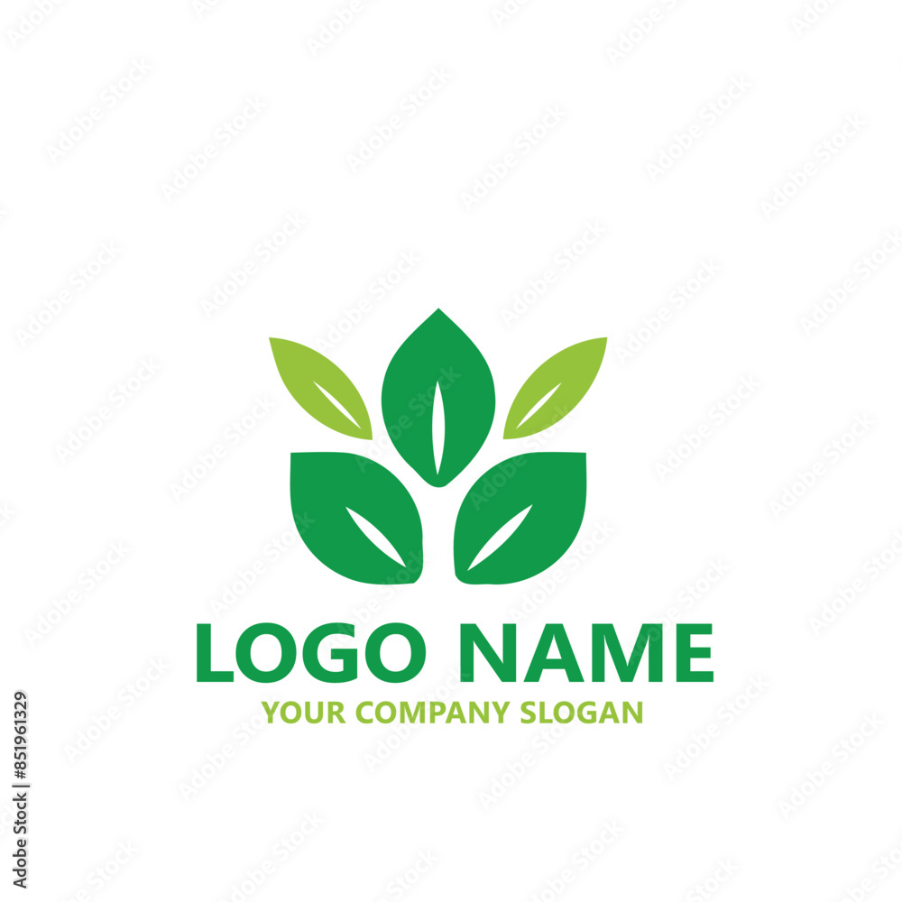 leaf logo design ready vector template leaf logo design ready vector template