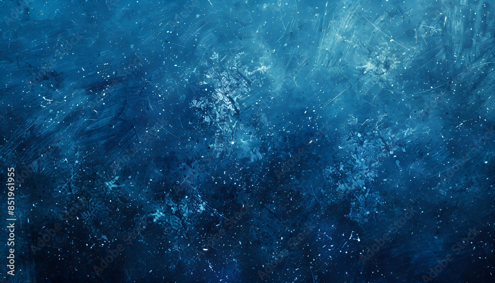 Obraz premium Dark blue gradient on grainy background