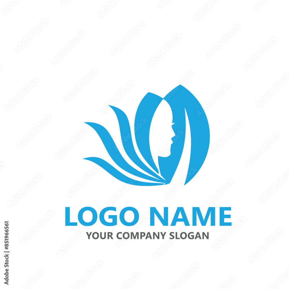 Obraz premium beauty fashion vector logo 