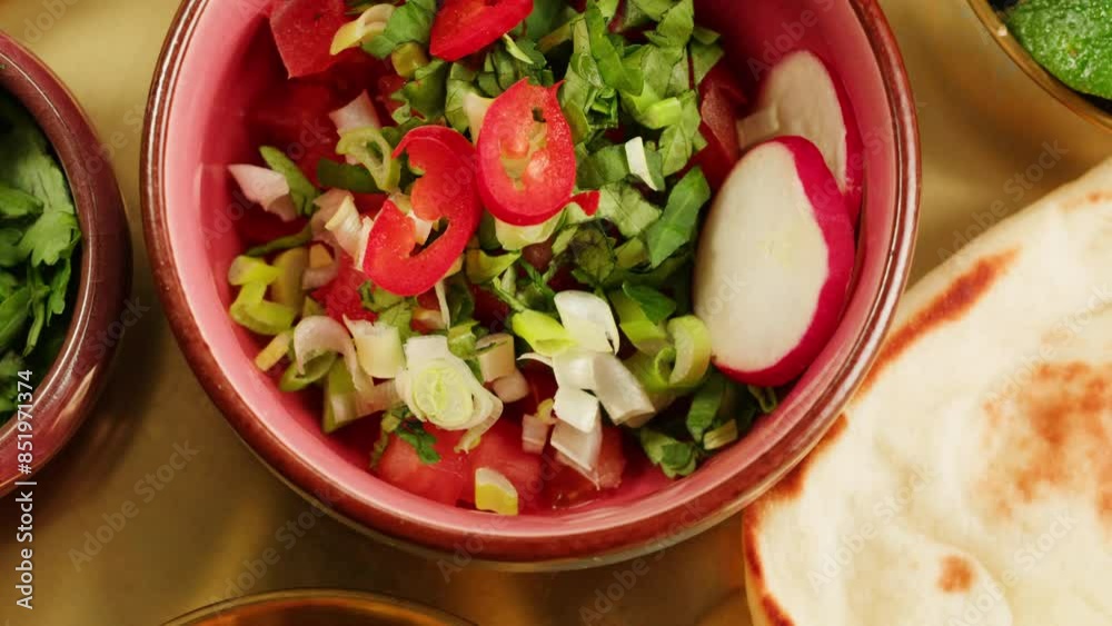 Savor a flavorful bowl of delicious spicy curry, ready to be enjoyed with a spoon Savor a flavorful bowl of delicious spicy curry, ready to be enjoyed with a spoon