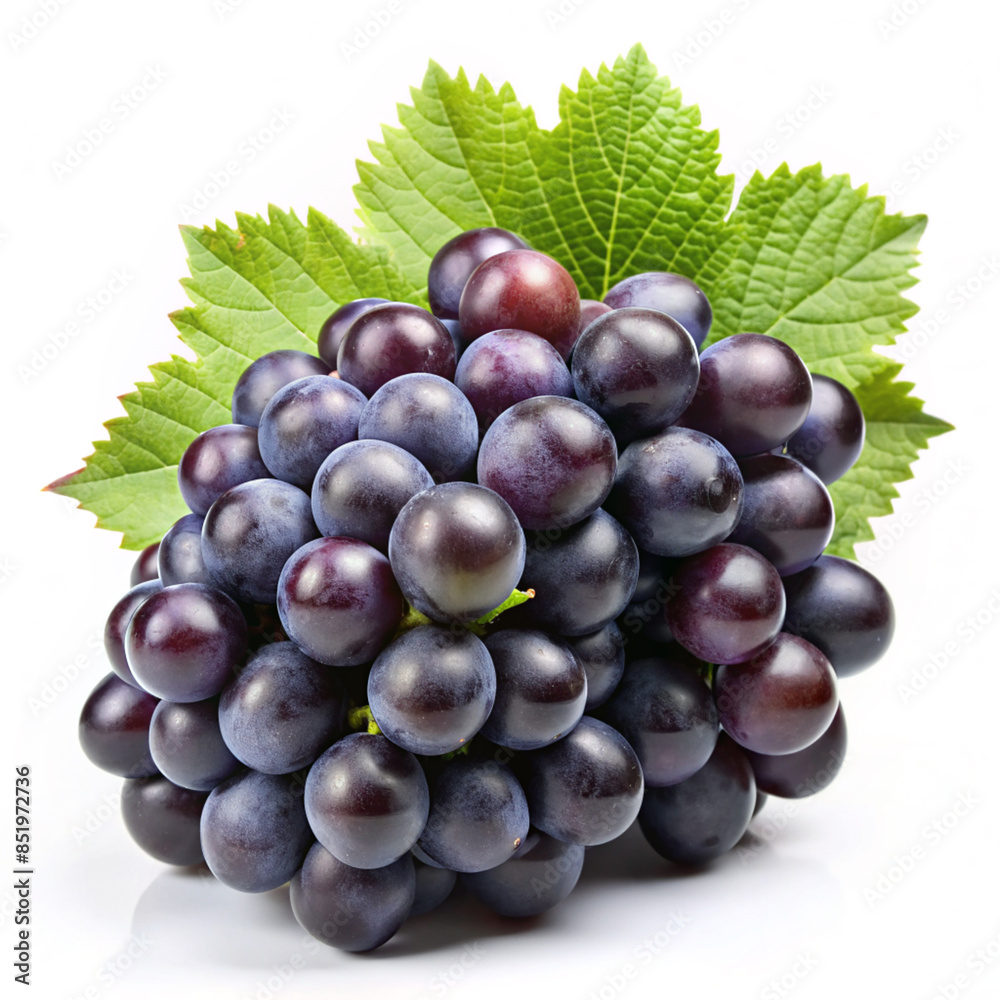 Fototapeta premium bunch of grapes isolated on white