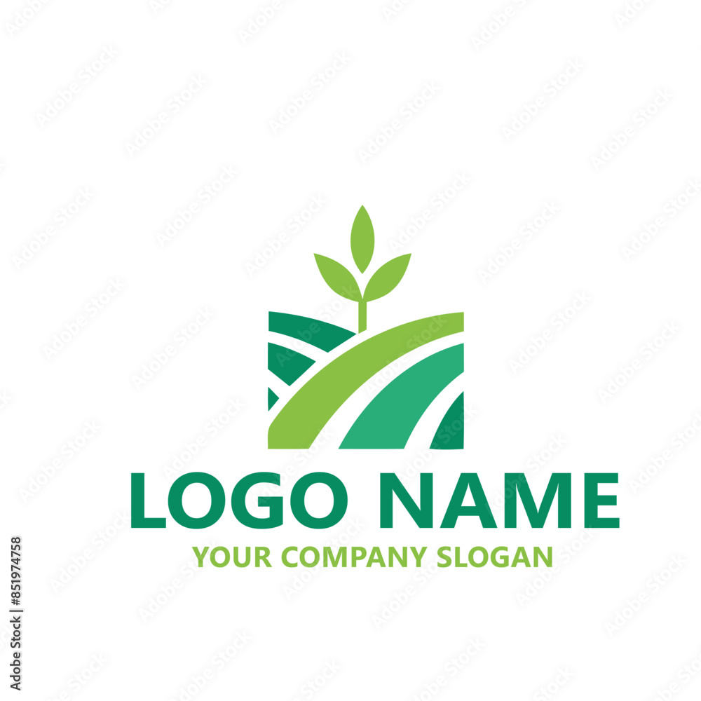 Landscape Environmental vector logo template