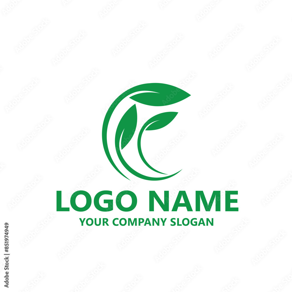 leaf logo design ready vector template leaf logo design ready vector template