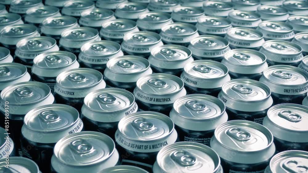 Canning Factory Drinks Industry Moving Shot Canning Factory Drinks Industry Moving Shot