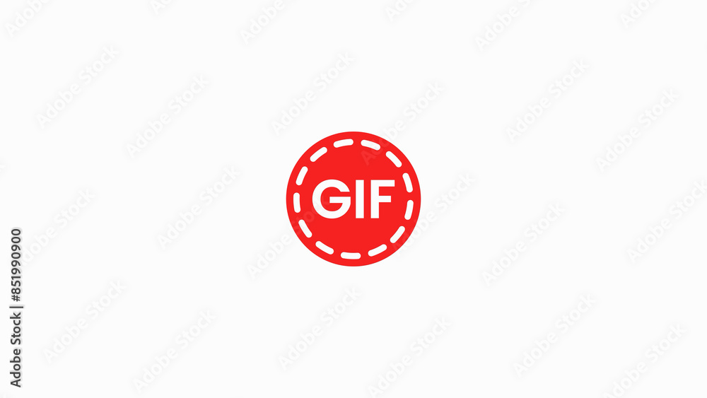 GIF sticker icon illustration background, gif circle, gif icon, GIF sticker icon illustration background, gif circle, gif icon,