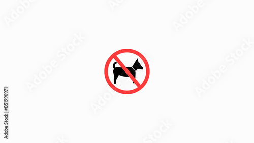 No dog allowed prohibition sign illustration background, no pets allowed, No dogs. Free Download No dog allowed prohibition sign illustration background, no pets allowed, No dogs. - GFXLoad