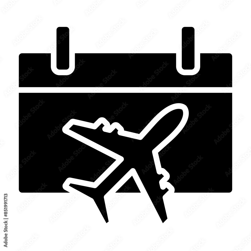 Flight Glyph Icon
