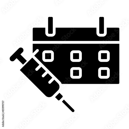 Vaccine Glyph Icon