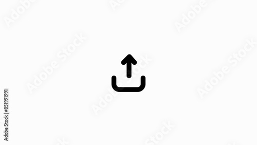 Uploading file icon illustration background, send file icon, upload sign, upload arrow,.