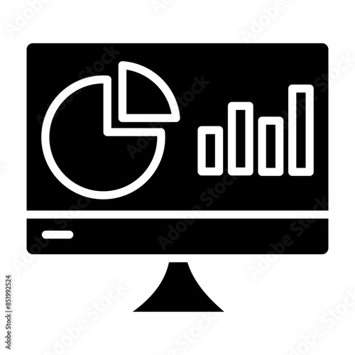 Data Analysis Glyph Icon