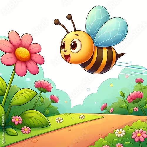 Make a beeline for, English idiom. A bee flying in a straight line towards a flower.