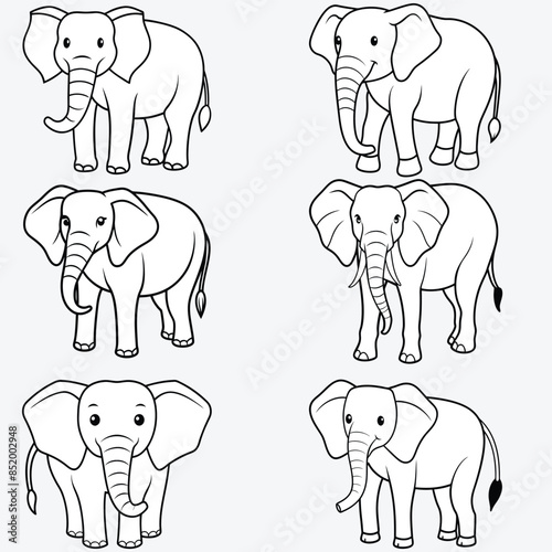 pattern with elephants