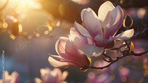 Close up image of magnolia