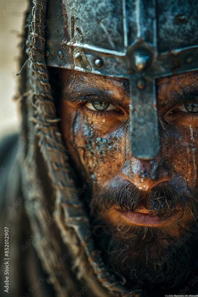 Crusader Knight with Piercing Eyes Crusader Knight with Piercing Eyes