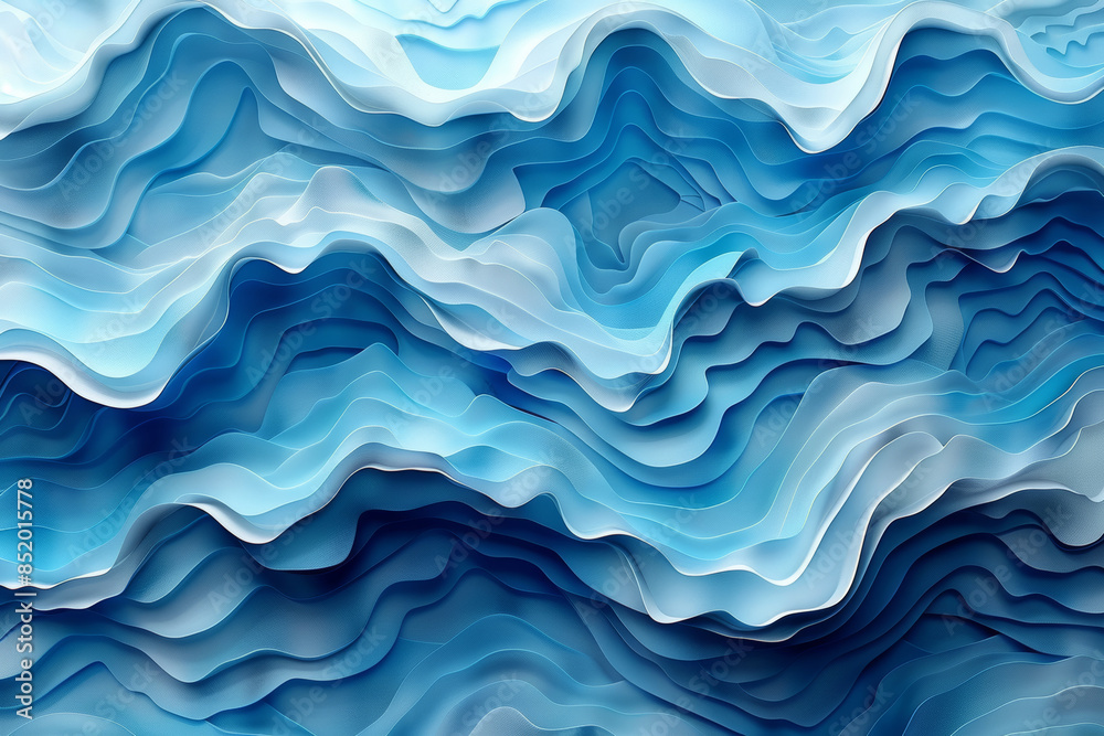 Minimalistic Blue Water Waves