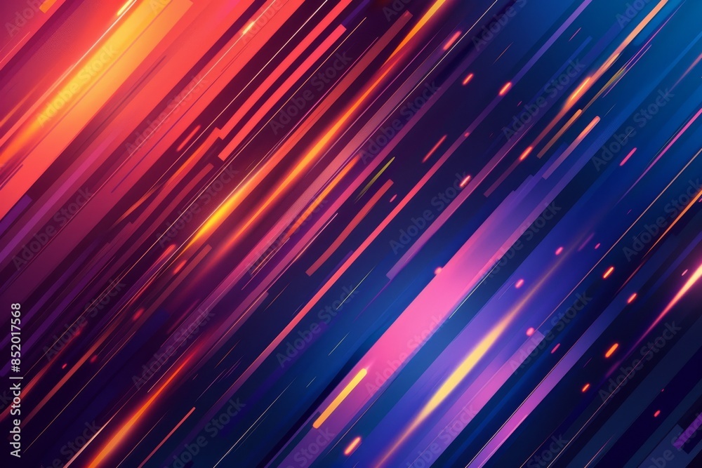 Neon Lights Blazing Through The Night Sky Neon Lights Blazing Through The Night Sky